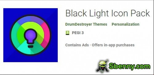 Black Light Icon Pack MOD APK