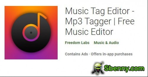 Music Tag Editor - Mp3 Tagger - Free Music Editor MOD APK