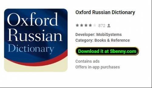 Oxford Russian Dictionary MOD APK