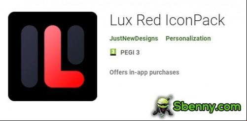 Lux Red IconPack MOD APK